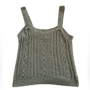 Women’s Green Sweater Tank